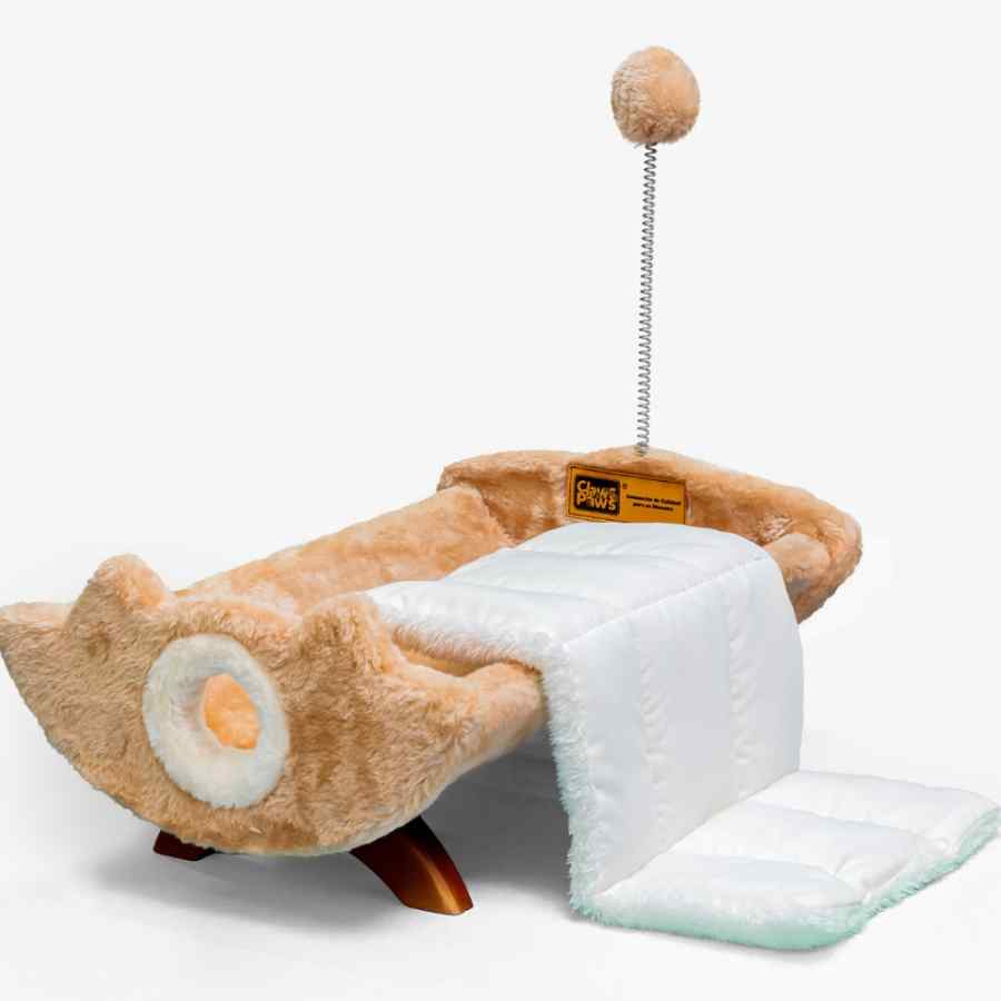 Cama De Madera P/Mascota C&P (48x31x19 Cm) Beige/Camello, , large image number null
